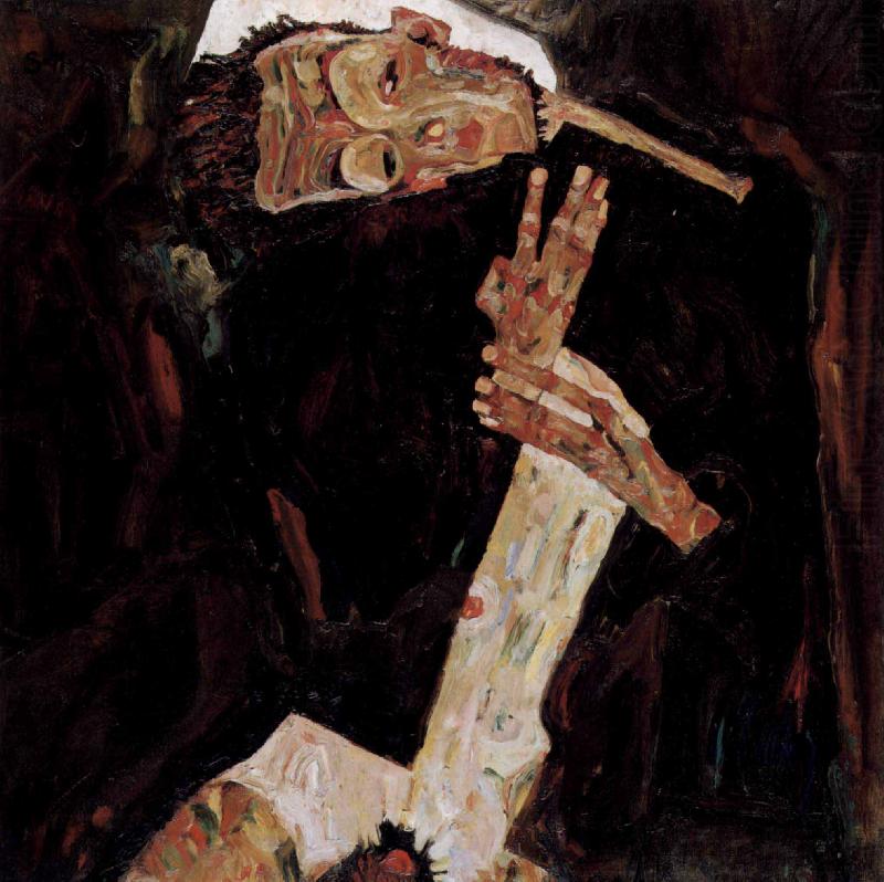 Egon Schiele The Poet china oil painting image